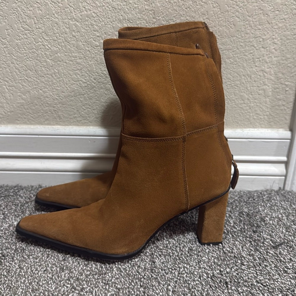 Zara suede boots